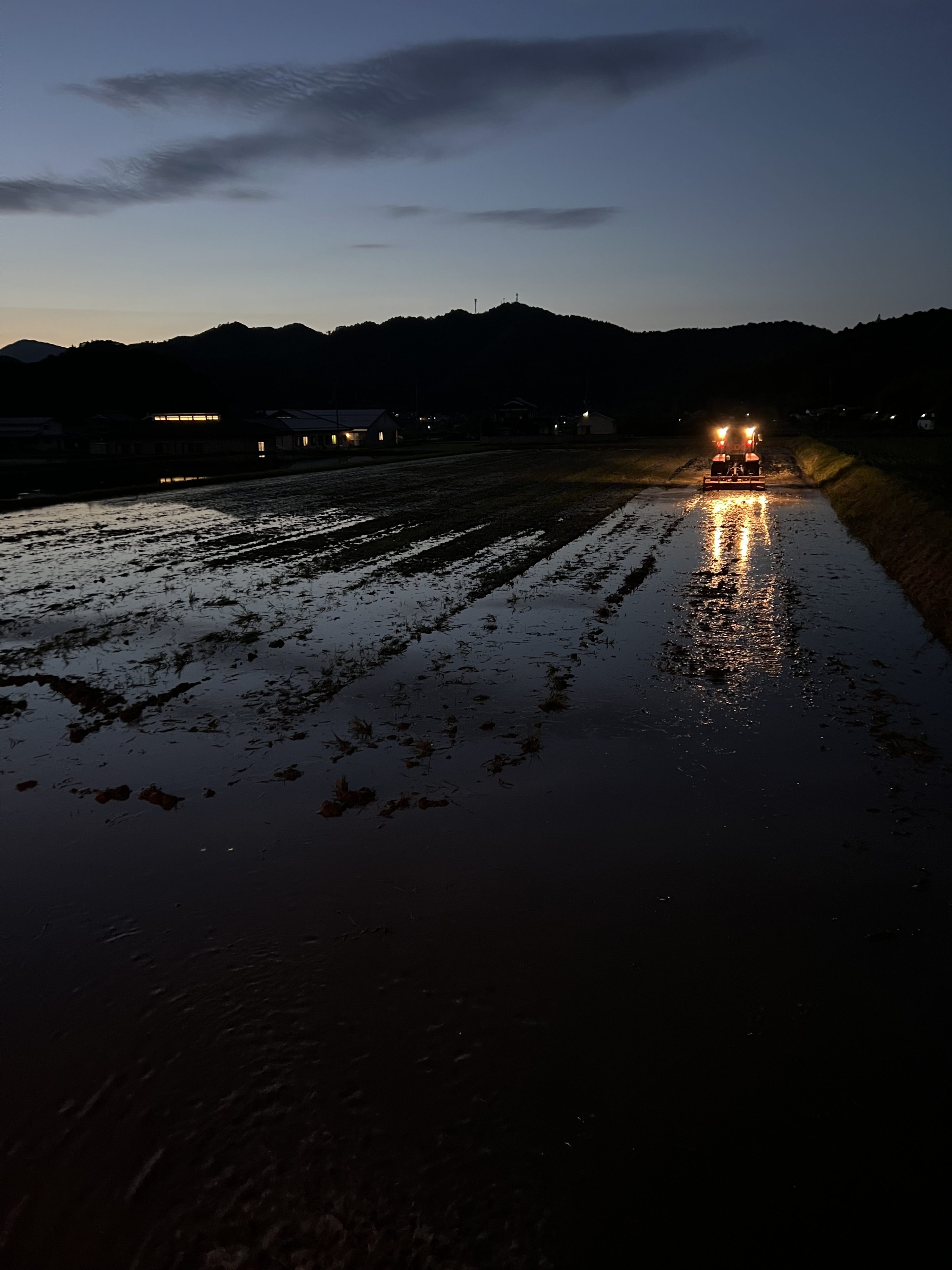 夜間作業の準備